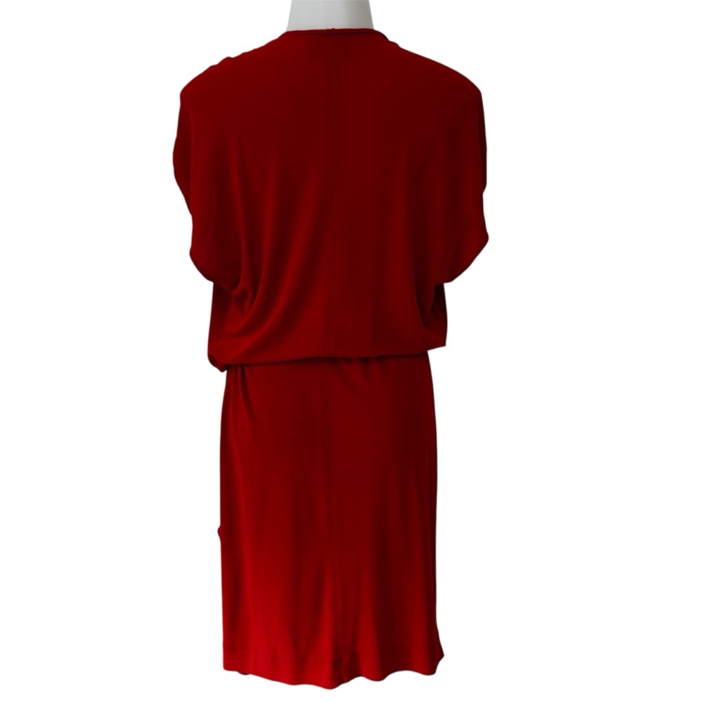 Lanvin Red Dress with Rope Belt - Picture 4 of 7